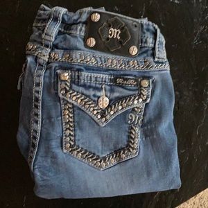 Miss me jeans size 26 mid rise boot cut!
